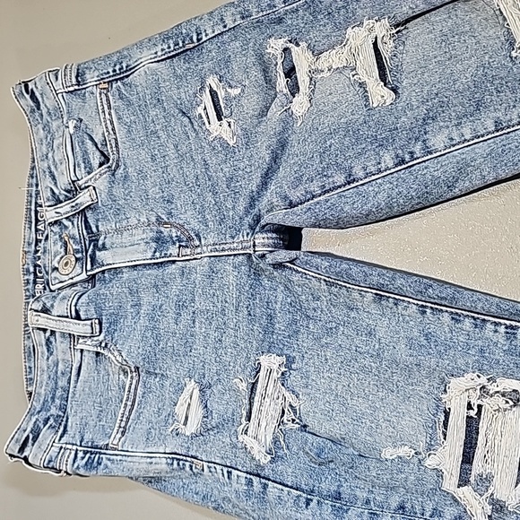 American Eagle next level stretch size 4 distressed style jeggings - Picture 5 of 8